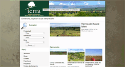 Desktop Screenshot of inmobiliariaterra.com