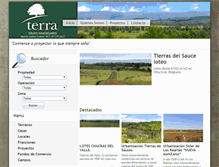 Tablet Screenshot of inmobiliariaterra.com